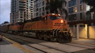 BNSF and Amtrak Downtown San Diego  Santa Fe Depot [upl. by Josh42]