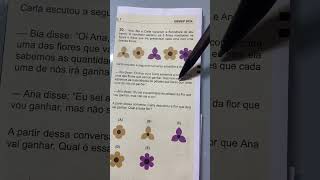 Qual flor ANA vai ganhar OBMEP 2024 Nível 1 [upl. by Shepley]