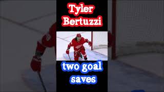 Tyler Bertuzzi twogoal saves  Toronto Maple Leafs vs Detroit Red Wings 74  NHL  Hockey shorts [upl. by Thain]