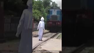 Why Loco pilot doesnt stop even he saw a men on track shorts telugufacts [upl. by Ulah]