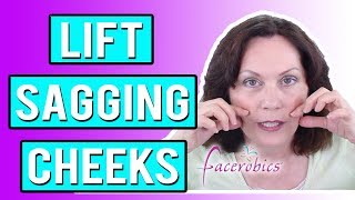 How to Lift Sagging Cheeks Naturally using Facial Exercise [upl. by Isadora]