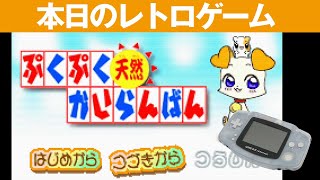 【GBA】本日のゲームはこちら！『ぷくぷく天然かいらんばん』可愛いキャラがいっぱい！ [upl. by Eecats]