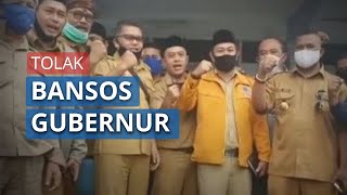 Video Kades seSukabumi Tolak Bansos dari Gubernur Ridwan Kamil Waktunya Tidak Tepat [upl. by Zrike]