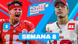 NFL POWER RANKINGS de Semana 8  Locos por la NFL 2024 [upl. by Ymrej]