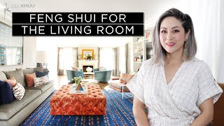 FENG SHUI for the Living Room  How to Use the Bagua Map Colors  Elements [upl. by Edwin233]