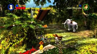 LEGO Indiana Jones Walkthrough Temple of Doom Chapter 2 Pankot Secrets Part 1 [upl. by Gerkman]