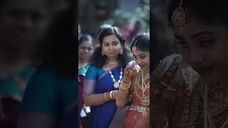 Anjitha❤️Amal  Wedding Clips  Pullothi  viralshorts youtubeshorts love keralahinduwedding [upl. by Ayhtak]