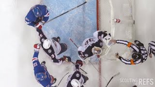 Rangers Goal Disallowed After Lengthy Review vs Blue Jackets [upl. by Adler]