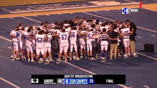 Tishomingo County vs Amory Football 9282023 on Jack Ivy Broadcasting and YouTube [upl. by Kreit]