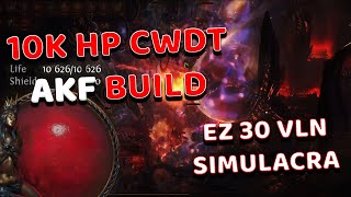 PoE 316  Nesmrtelný CWDT Build na Simulacra s 10k HP [upl. by Mohandas734]