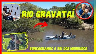 Batemos RECORDE de Pegar PEIXE no RIO GRAVATAÍ mas não vou dizer qual PEIXE e 2 TROFÉU FOI GARANTIDO [upl. by Nosnej]