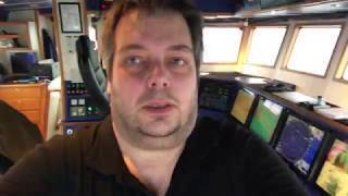 Wheelhouse tour of Karbak electronics in a modern groundfish trawler [upl. by Norrad]