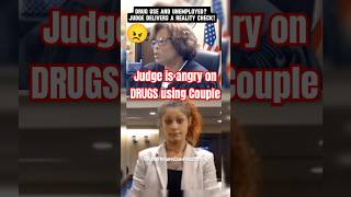 Judge Doesn’t Hold Back on This Couple using Drugs amp being unemployed  courtroomdrama shorts [upl. by Blunk764]