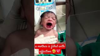 quotEmotional Birth Vlog  Babys❤️‍🔥 First Momentsquotshorts ytshorts birthvlog trendingquot [upl. by Ellered]