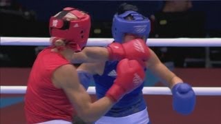 Womens Boxing Middle 75kg Round Of 16  Full Bouts  London 2012 Olympics [upl. by Anertal]