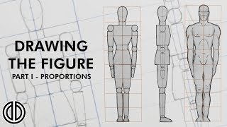 Drawing the Human Figure  Proportions  Tutorial PART I [upl. by Isidor348]