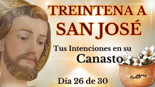 🔴🧺DÍA 26  TREINTENA A SAN JOSÉ🪵 CANASTO DE SAN JOSÉ [upl. by Elamor]