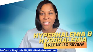 Winning Wednesday Hyperkalemia amp Hypokalemia NCLEX Notes [upl. by Aremihc]