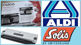 Aldi QUIGG Sous Vide Garer amp Vakuumierer von Solis Top oder Flop [upl. by Anihs526]