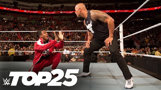 The Rock’s 25 greatest moments WWE Top 10 Special Edition Nov 4 2021 [upl. by Tterrej652]