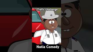 Natia Comedy ll Traffic Challange ll Utkal Cartoon ll ytshorts comedy funny cartoon [upl. by Marmawke]