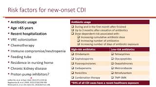 Clostridioides difficile Infection Objective 2 [upl. by Hallee]