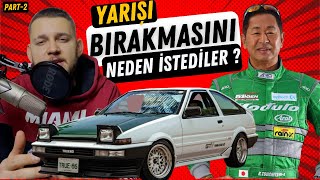 GERÇEK DRİFT KİNG quotKEİİCHİ TSUCHİYAquot VE HACHİROKU AE86 drift keiichitsuchiya jdm initiald [upl. by Airyk]