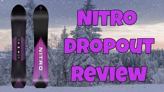 The 2024 Nitro Dropout Snowboard Review [upl. by Nidraj794]