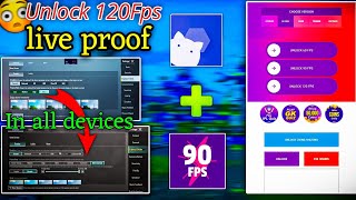 120 FPS 90 FPS ENABLE IN ALL DEVICES PUBG MOBIL✅ LIVE PROOF PROCESS WITH HANDCAM 90FPS SETTINGS🔥😈 [upl. by Camile]