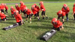 Youth Football Tackling Drills  Superman Hip Rolls [upl. by Suiratnod198]