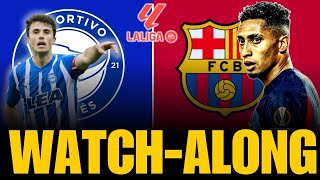 Deportivo Alaves vs Barcelona live watch a long amp match Reaction [upl. by Latisha940]