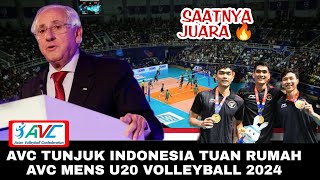 RESMI  Indonesia Tuan Rumah AVC Mens U20 Volleyball Championship 2024 [upl. by Let]