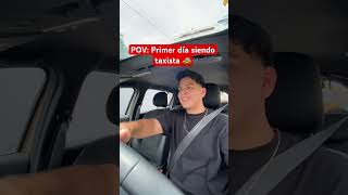 PRIMER DÍA SIENDO TAXISTA Y PASO ESTO😭😭😭 humor adriansiup [upl. by Eyma]