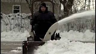 DriftBuster™ Snowthrower Snow Blowing  Grasshopper Mower [upl. by Qerat]