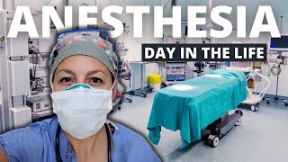 A Day in the Life of an Anesthesia Nurse  CRNA VLOG [upl. by Nessim]