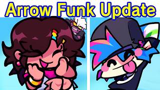 Friday Night Funkin Arrow Funk Update FNF AF Epic Birthday Remaster Skid Pump Daddy Dearest GF [upl. by Ravid158]