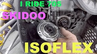 55 How to Change Isoflex grease in skidoo xp crank bearing [upl. by Compton]