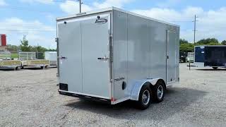 2023 Formula 7x14 Tandem Enclosed Cargo Trailer  AAA Trailer Howell MI [upl. by Eugnimod]