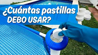 ¿Cuántas pastillas uso  ¿Cuánto timepo las dejo flotando [upl. by Dreyer]