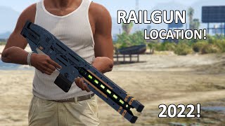 GTA 5  Railgun Location 2022 PS4 PS3 PC amp Xbox [upl. by Ecidnacal]