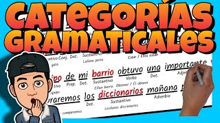 🔎 Cómo IDENTIFICAR las CATEGORÍAS GRAMATICALES [upl. by Eek]