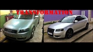 Audi A3 8P TRANSFORMATION  Rebild [upl. by Nawuj]