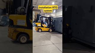 Installation emission control system rto emission control forklift installation load work [upl. by Emera]