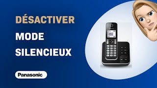 Comment désactiver le mode silencieux sur le téléphone Panasonic KXTGD320 [upl. by Ransell]