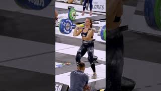 Laura Horvath 265LB Clean and Jerk  2023 CrossFit Games [upl. by Inajar472]