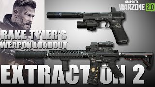 EXTRACTION 2  Rake Tylers weapon loadout warzone2season4 codmw2 warzone2 [upl. by Einner]