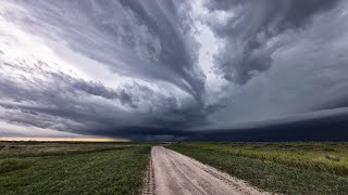 May 24th 2021 Garden City Kansas Tornado Warned Supercell [upl. by Ecnerol]