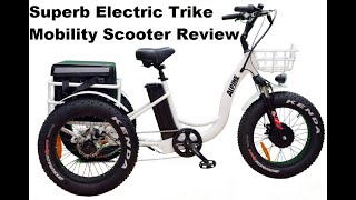 ebike Best Electric Fat Trike Mobility Scooter etrike [upl. by Avrom929]