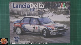 Italeri 124 Lancia Delta HF Integrale Review [upl. by Sateia]