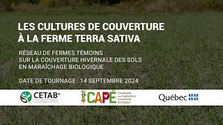 Les cultures de couverture à la ferme Terra Sativa [upl. by Enibas]